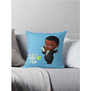 Baby Talk 5 DaBaby Throw Pillow