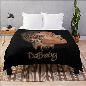 Ahead DaBaby rapper retro art Throw Blanket