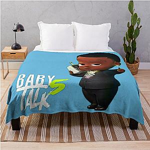 Baby Talk 5 DaBaby Throw Blanket