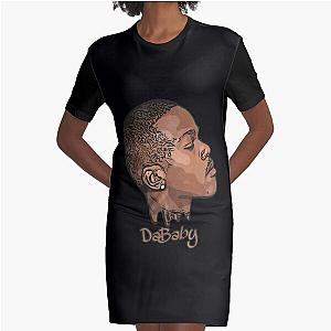 Ahead DaBaby rapper retro art Graphic T-Shirt Dress