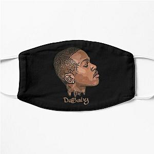 Ahead DaBaby rapper retro art Flat Mask