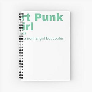 Art Punk  Girl - Art Punk  Spiral Notebook