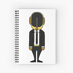 Daft Yellow Punk Spiral Notebook