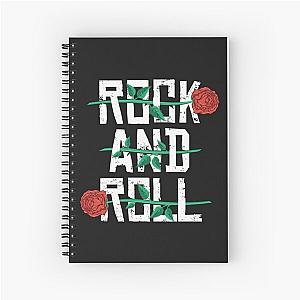 Rock and Roll Punk Roses Spiral Notebook