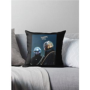 Daftpunk Digital Love Throw Pillow