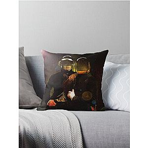 Daft  vintage 2 Throw Pillow