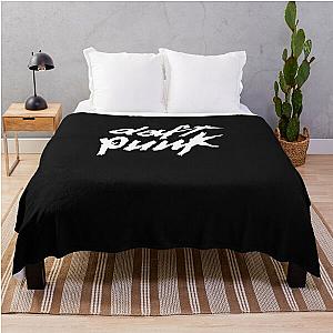 white script logo daft  Throw Blanket