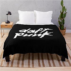 white script logo daft Throw Blanket