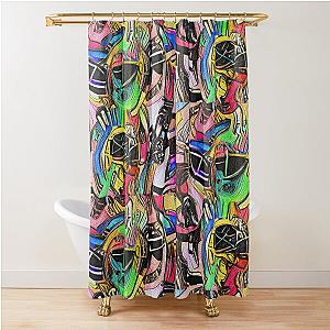 Dafty Punky Shower Curtain