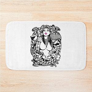 Pinky! Punk Girl Design Bath Mat