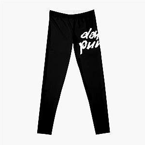 white script logo daft   Leggings