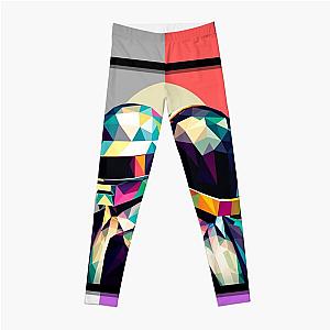 Digital Rhythms - Low-Poly Daft  Leggings