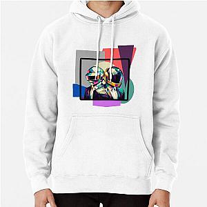 Digital Rhythms - Low-Poly Daft  Pullover Hoodie