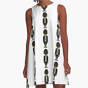 Daft Yellow Punk A-Line Dress