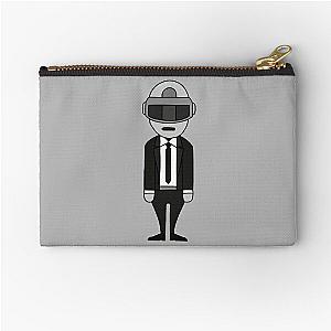 Daft Grey Punk Zipper Pouch