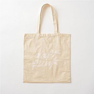 white script logo daft Cotton Tote Bag