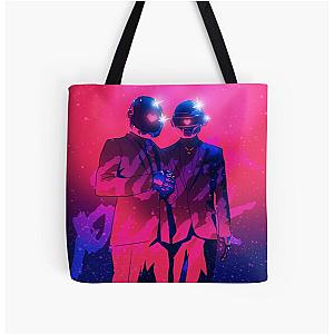 Daft and punk All Over Print Tote Bag