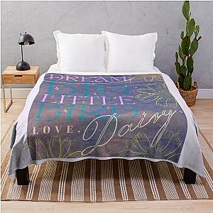 Dream Big Little Bird Art - Daisy Jones and the Six Merch Throw Blanket