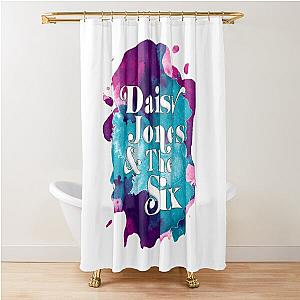 Daisy Jones and The Six Colour Retro Shower Curtain