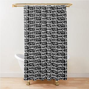 Daisy Jones and the Six white Shower Curtain