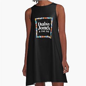Daisy Jones and the Six logo with concert tickets A Line Dress