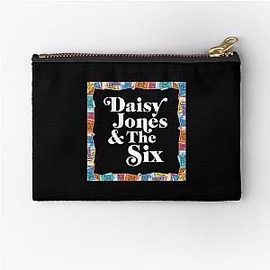 Daisy Jones and The Six logo with concert ticket Zipper Pouch