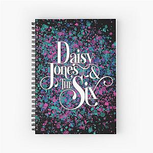 Daisy Jones and the Black Retro Band Spiral Notebook