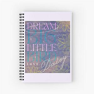 Dream Big Little Bird Art Spiral Notebook - Daisy Jones The Six Merch
