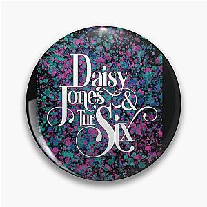 Daisy Jones and The Six Black Retro Band Logo Pin