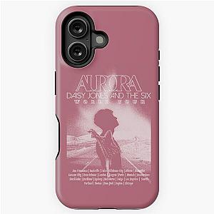 AURORA WORLD TOUR Daisy Jones And The Six Merchandise On Pastel iPhone Tough Case