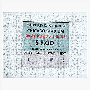 Daisy Jones and the Six Concert Ticket Jigsaw Puzzle