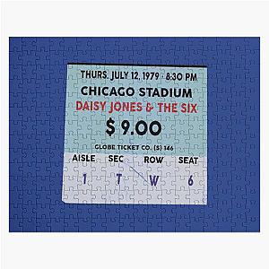 Daisy Jones and the Six Concert Ticket Jigsaw Puzzle