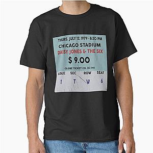 Daisy Jones and The Six Concert Ticket Classic T-Shirt 

Cleaned title: 
Daisy Jones and the Six Concert Ticket Classic T-shirt