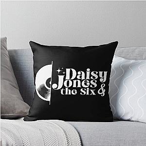Daisy Jones and the Six vinyl record throw pillow