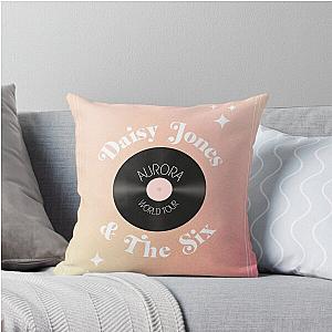 Daisy Jones & the Six by Taylor Jenkins Reid, Bookworm Throw Pillow