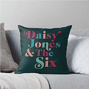 Daisy Jones and the Six Colour Band Throw Pillow