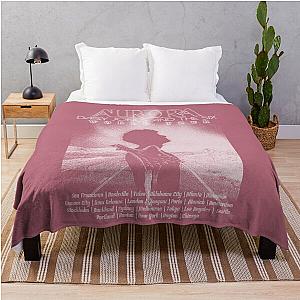 Aurora World Tour Daisy Jones And The Six Merch On Pastel Throw Blanket