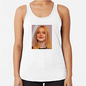 Dakota Brings the Still Heat Dakota Fanning Tank Tops