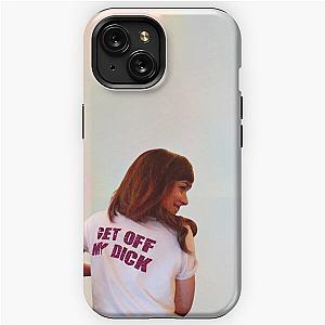 Dakota Johnson pink glitter get off my d$ck  iPhone Tough Case