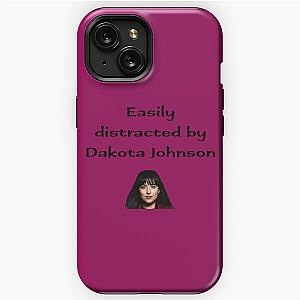 Easily distracted by Dakota Johnson (v3) iPhone Tough Case