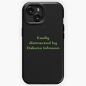 Easily distracted by Dakota Johnson (v2) iPhone Tough Case