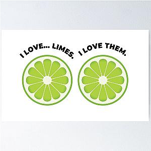 I Love Limes Dakota Johnson Poster