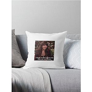 dakota johnson vs. ellen Throw Pillow