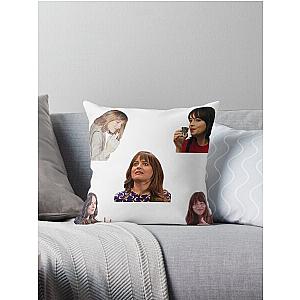 Dakota Johnson Sticker Pack Throw Pillow