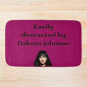 Easily distracted by Dakota Johnson (v3) Bath Mat