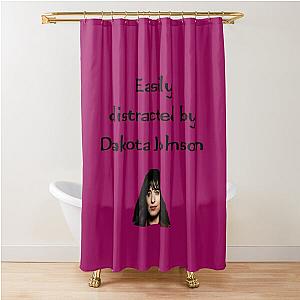 Easily distracted by Dakota Johnson (v3) Shower Curtain