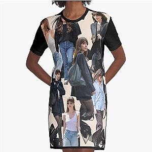 Dakota Johnson  Graphic T-Shirt Dress