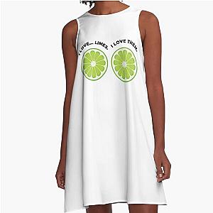 I Love Limes Dakota Johnson A-Line Dress