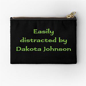 Easily distracted by Dakota Johnson (v2) Zipper Pouch