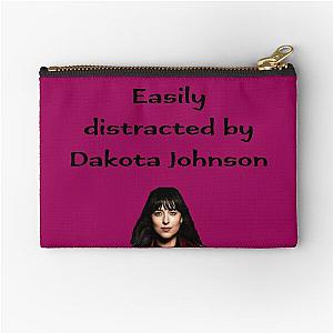 Easily distracted by Dakota Johnson (v3) Zipper Pouch